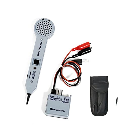 Rowzzi Tone Generator Kit, Wire Tracer Circuit Tester, 200EP High Accuracy Cable Toner Detector Finder Tester, Line Finder,Inductive Amplifier, Probe Kit with Adjustable Volume for Network Cable Collation - Image 1