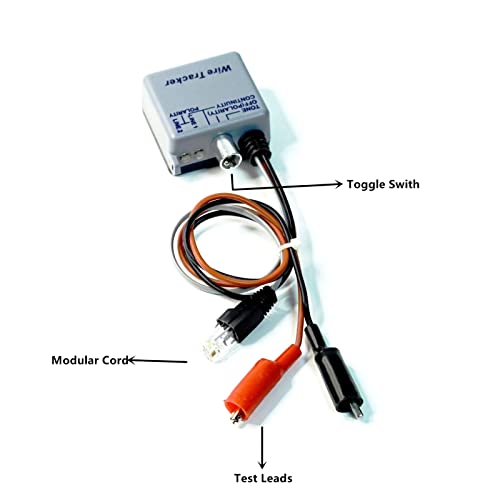 Rowzzi Tone Generator Kit, Wire Tracer Circuit Tester, 200EP High Accuracy Cable Toner Detector Finder Tester, Line Finder,Inductive Amplifier, Probe Kit with Adjustable Volume for Network Cable Collation - Image 3