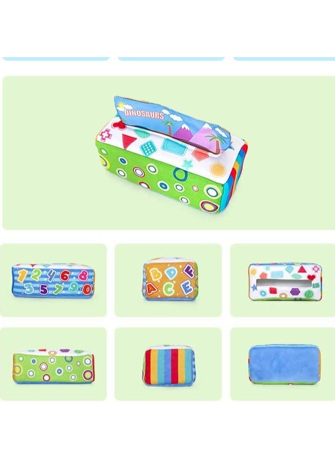 XICEN Baby Toys Montessori Toys Infant Sensory Toys Baby Magic Tissue Box  - Image 2