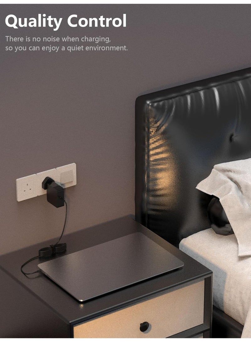 زيكسين شاحن لابتوب USB-C بقوة 65 واط، محول شامل للأجهزة المزودة بمنفذ Type-C متوافق مع أجهزة Huawei وLenovo وHP وAsus وDell وSamsung وAcer وMacBook، بالإضافة إلى جميع أجهزة الكمبيوتر والهواتف الذكية؛ كابل ومحول طاقة سريع بمنفذ Type-C - Image 5