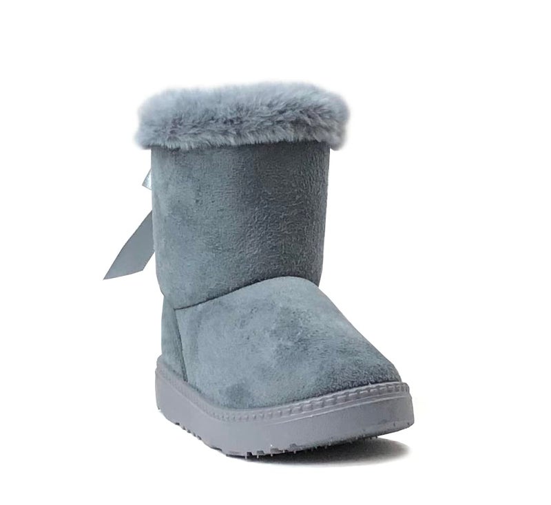 REDVOLUTION Kid Boots Toddler Girls Cute Butterfly Bow Snow Boot - Image 2