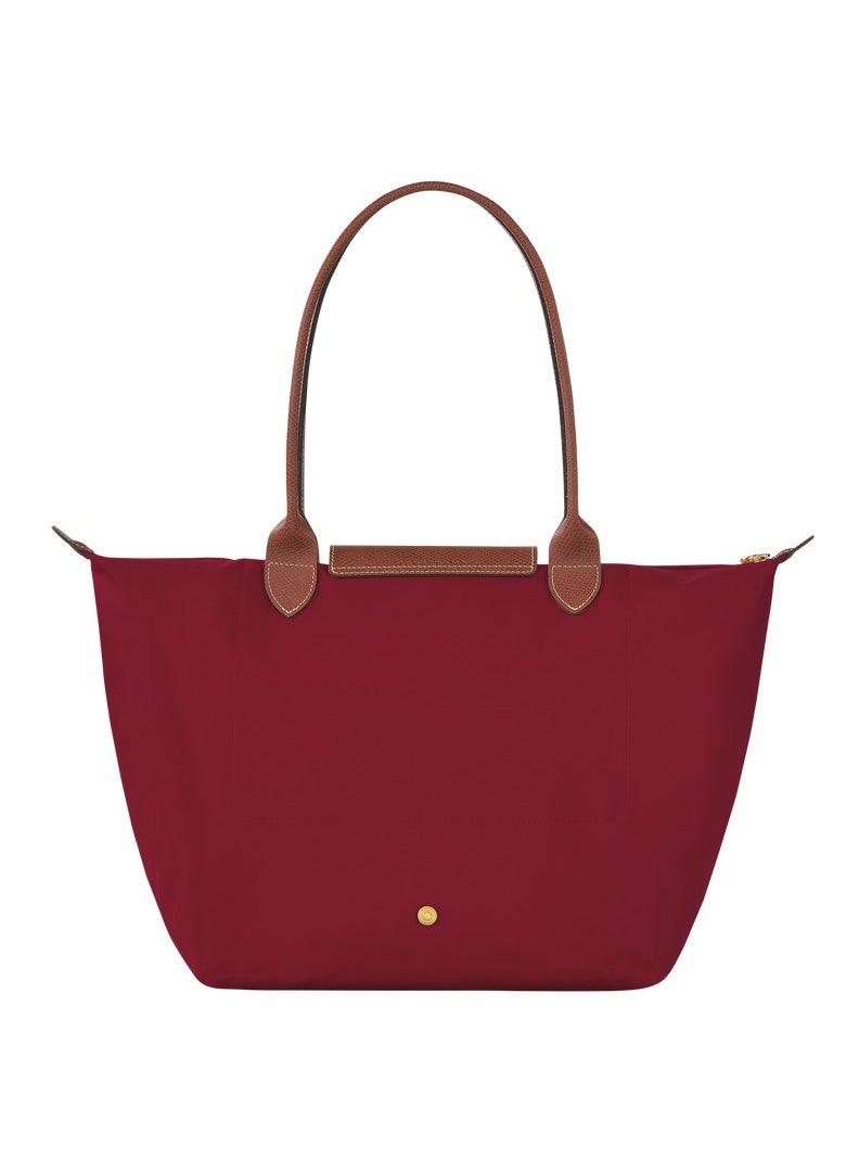 Women's handbag, handbag, shoulder bag, wine red classic style, large size