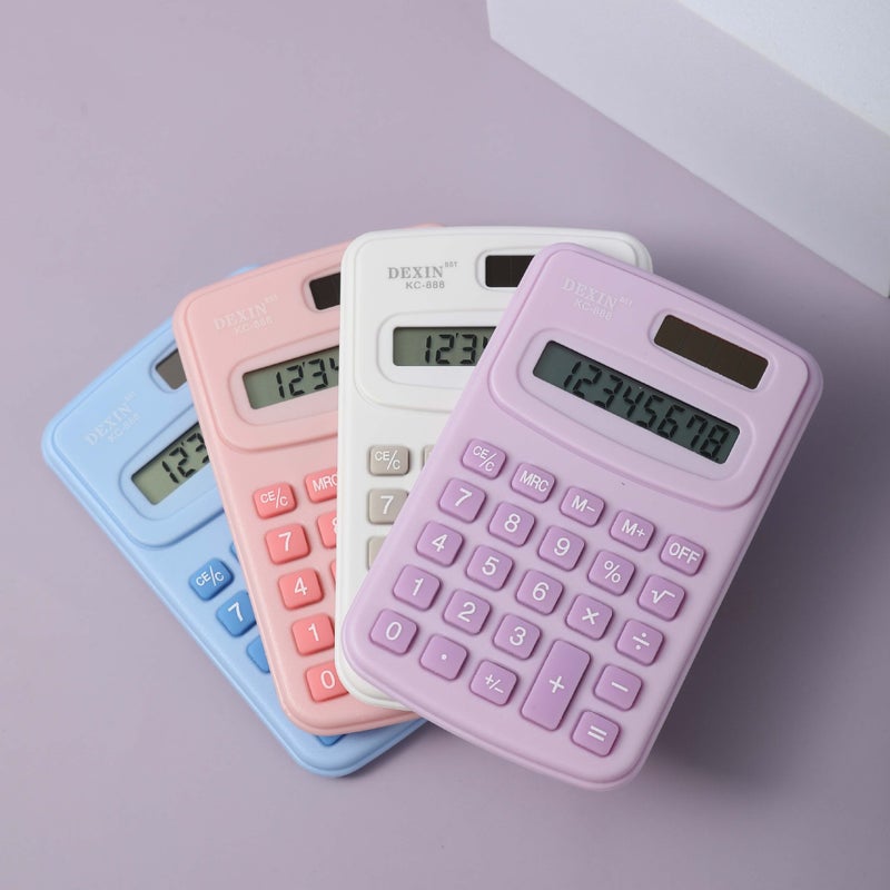 Creative Mini Calculator Cute Cartoon High Color Value Primary School Portable Small Computer Office Supplies - Image 3