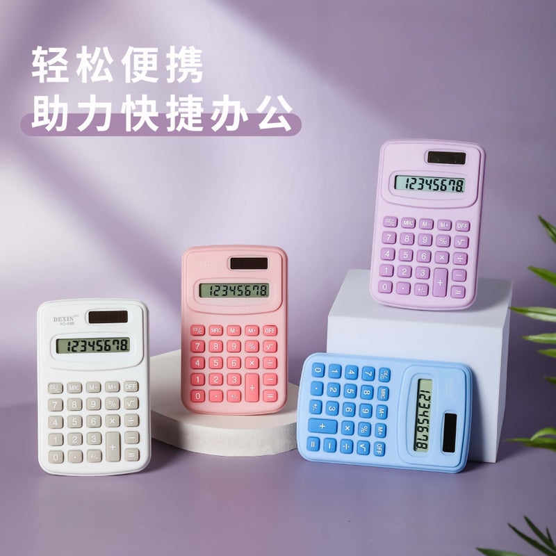 Creative Mini Calculator Cute Cartoon High Color Value Primary School Portable Small Computer Office Supplies - Image 2
