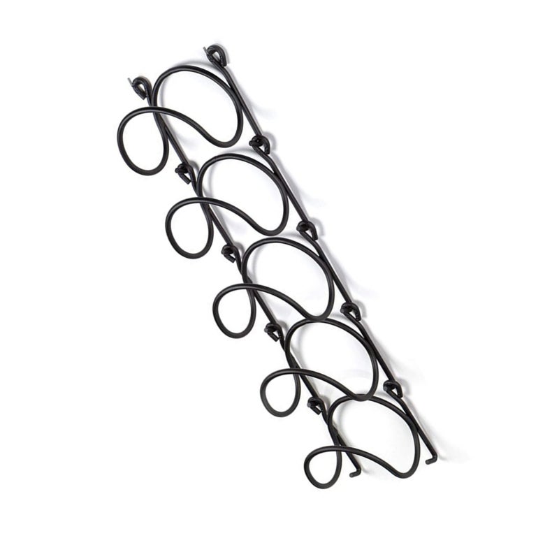 Wall Mounted Wine Rack Multipurpose Wrought Iron Towel Holder - Image 4