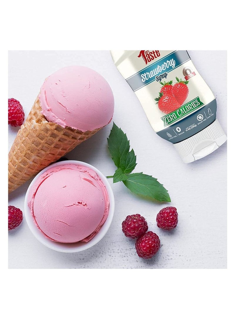 Mrs Taste Red Line Syrup 335g Strawberry - Image 3