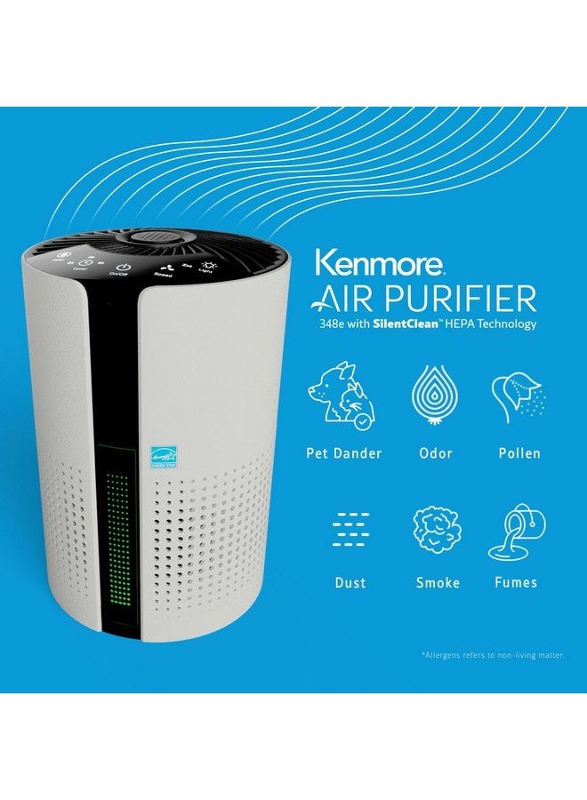 Kenmore Kenmore PM1010 Air Purifiers for Bedroom Up to 348 Sq.Foot with H13 True HEPA Filter, Child Lock, Sleep Mode for Small Rooms  - Image 2