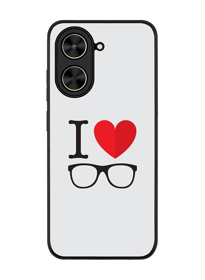 Stylizedd For Xiaomi Poco C71 / Redmi A5 4G Case,Slim fit Camera Protection, Shockproof Thin Phone cover  - I Love Glasses