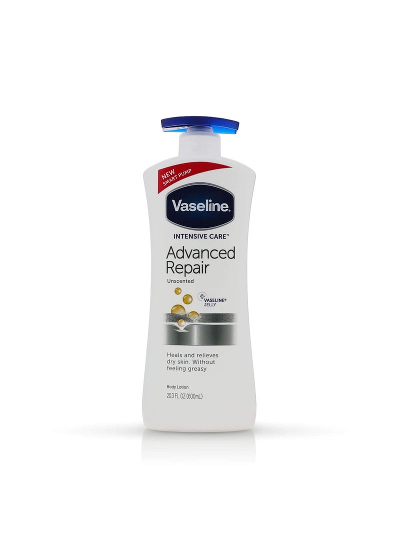 Vaseline Vaseline Intensive Care Advanced Repair Unscented Healing Moisture Lotion, 20.3 oz (Pack of 2) 