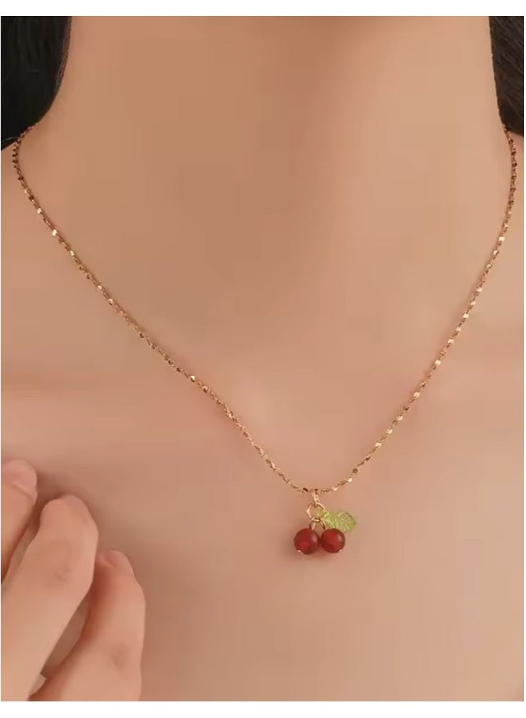 Elegant Stainless Steel Gold Plated Necklace For Women - Image 5