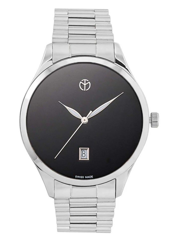 Mathey-Tissot Urban Metal Black Dial Quartz H411MNM