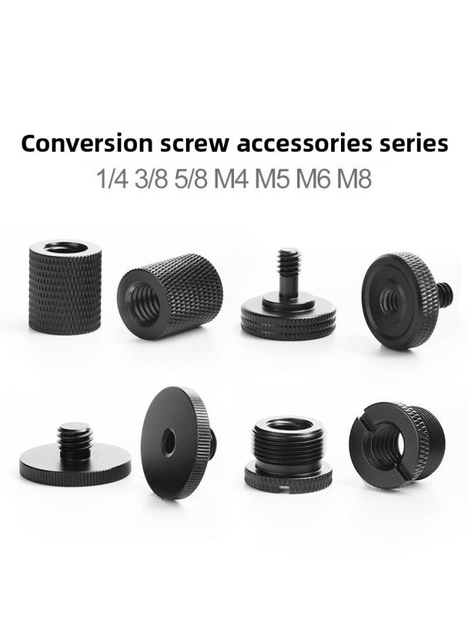Generic Conversion Screw Through Hole Diameter Reduction Quarter 3/8 Metal Nut 5/8 Male And Female Interchange Tripod Photography Accessories-Body Color:No. 13:3/8 Female To 3/8 Female  - Image 2
