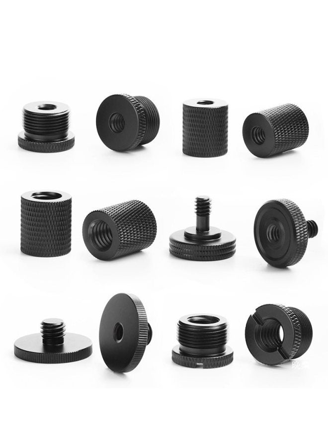 Generic Conversion Screw Through Hole Diameter Reduction Quarter 3/8 Metal Nut 5/8 Male And Female Interchange Tripod Photography Accessories-Body Color:No. 13:3/8 Female To 3/8 Female  - Image 3