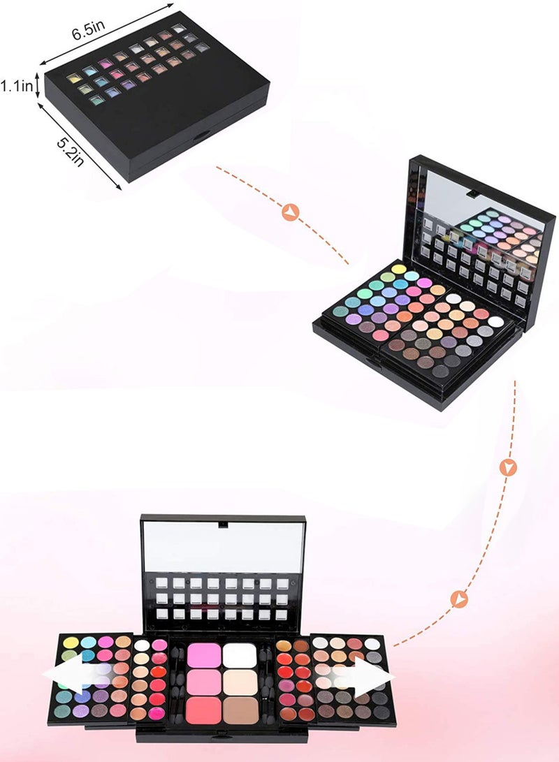 فيروني طقم مستحضرات تجميل للوجه متعدد الألوان من 78 لون - Image 2