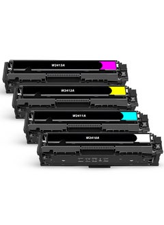 The Line THE LINE 216A W2410A W2411A W2412A W2413A Color Toner Set Compatible with HP M155dw / M155nw MFP M183fdw MFP M183fdn MFP M182nw Printer (Black Cyan Yellow Magenta)  - Image 1