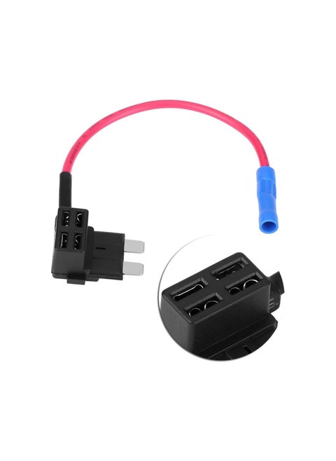 10Pcs Auto Car Add Circuit Fuse Tap Adapter Blade Fuse Holder(Mini)