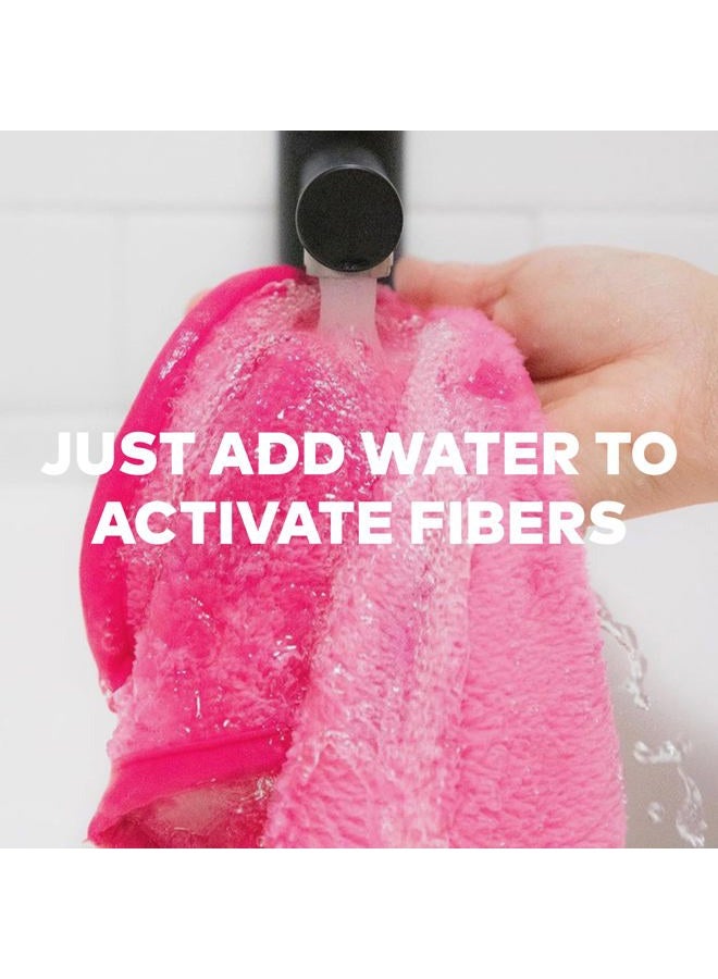 Makeup Eraser The Original Makeup Eraser. Remove with Only Water. Reusable, Hypoallergenic Antibacterial Properties. -Purple - Image 3