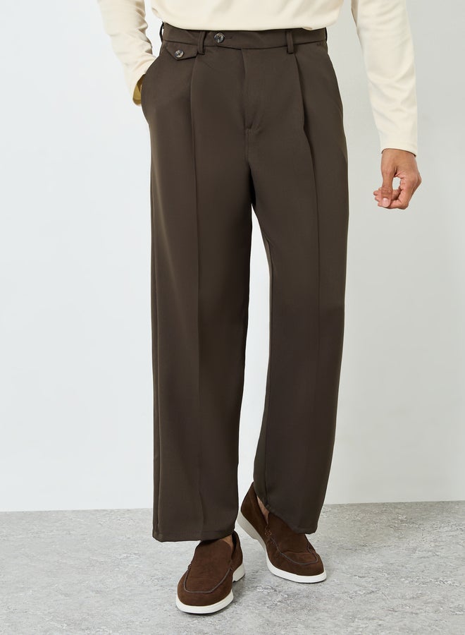 Styli Men High Rise Wide Leg Korean Pants - Image 3