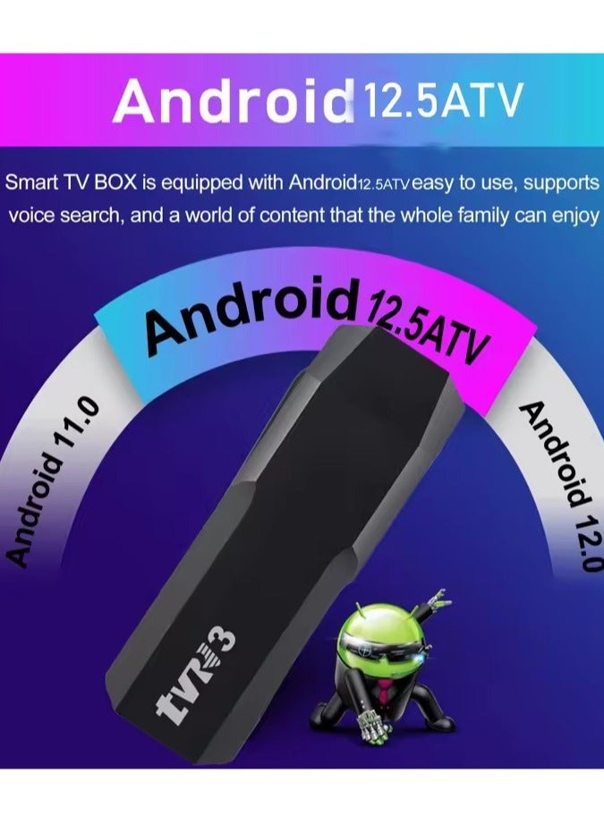 الروبوت التلفزيون عصا 4K الترا HD جهاز البث، التلفزيون عصا التلفزيون مربع الروبوت 4K مع جهاز التحكم عن بعد - Image 2
