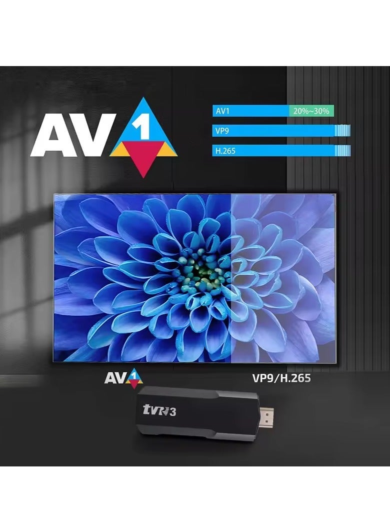 الروبوت التلفزيون عصا 4K الترا HD جهاز البث، التلفزيون عصا التلفزيون مربع الروبوت 4K مع جهاز التحكم عن بعد - Image 4