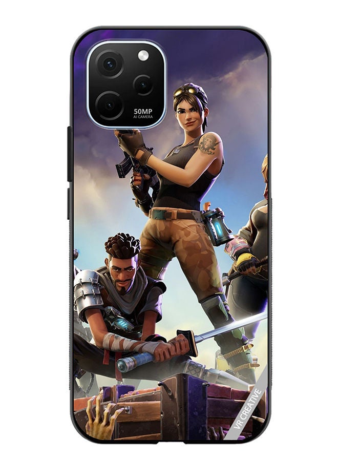 VR CREATIVE Protective Case Cover For Huawei Enjoy 50z Fortnite Design Multicolour - Image 1