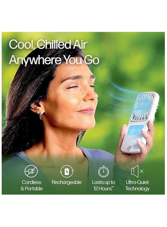 Arctic Air Outdoor Evaporative Cooler – Portable & Ultra-Quiet Air Pocket Chill with 4 Fan Speeds, USB Rechargeable, 6-Hour Battery Life - Image 4