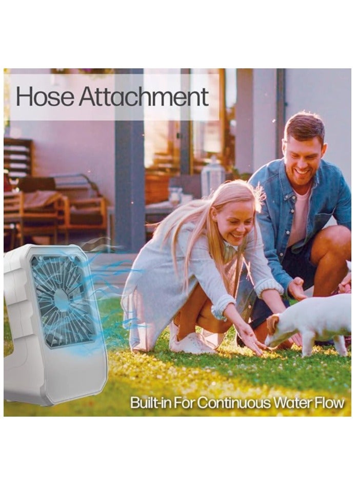 Arctic Air Outdoor Evaporative Cooler – Portable & Ultra-Quiet Air Pocket Chill with 4 Fan Speeds, USB Rechargeable, 6-Hour Battery Life - Image 5