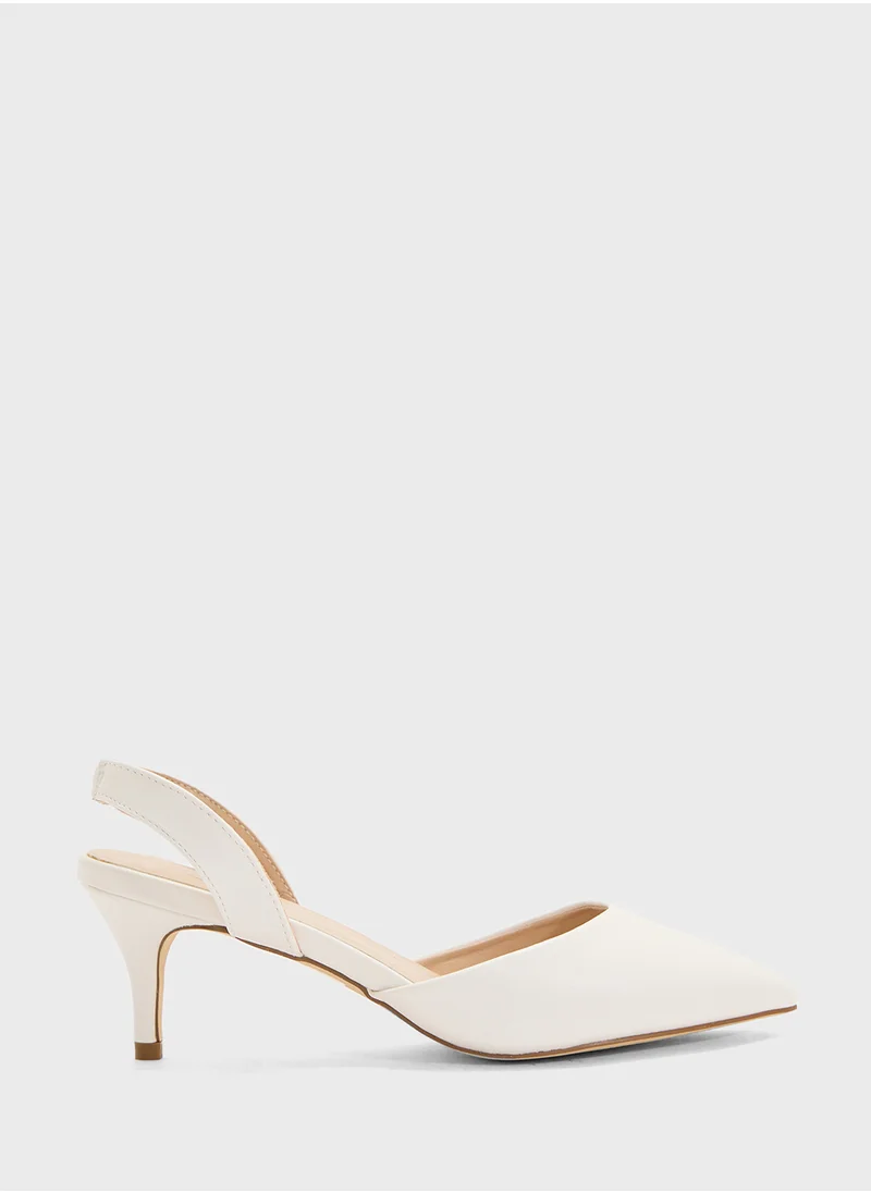 ELLA Mid Heel Pump With Slingback