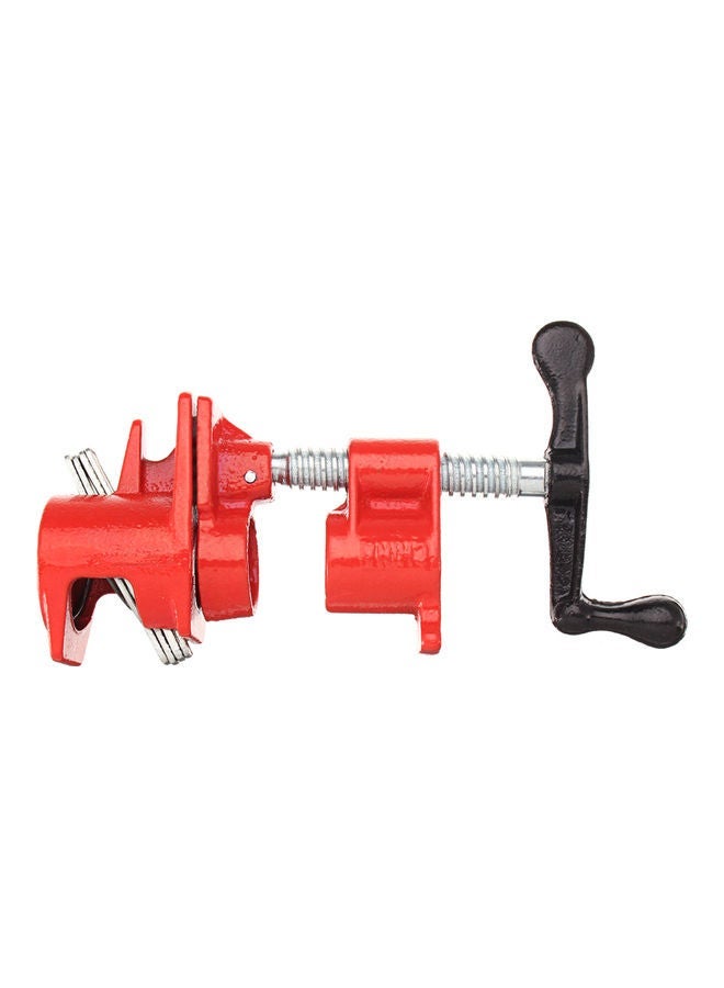 NIBEMINENT 3/4 Inch Wood Gluing Pipe Clamp Red/Black 17.00X5.00X12.00cm  - Image 1