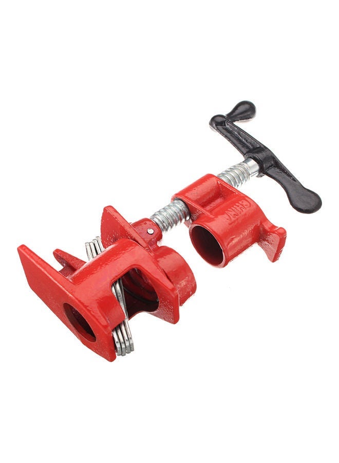 NIBEMINENT 3/4 Inch Wood Gluing Pipe Clamp Red/Black 17.00X5.00X12.00cm  - Image 4