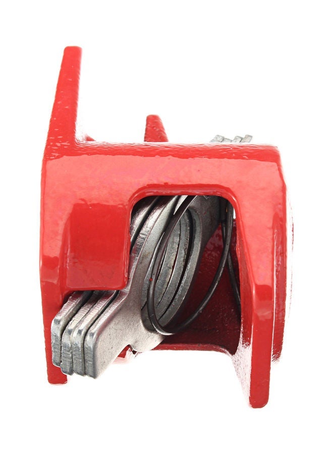 NIBEMINENT 3/4 Inch Wood Gluing Pipe Clamp Red/Black 17.00X5.00X12.00cm  - Image 2