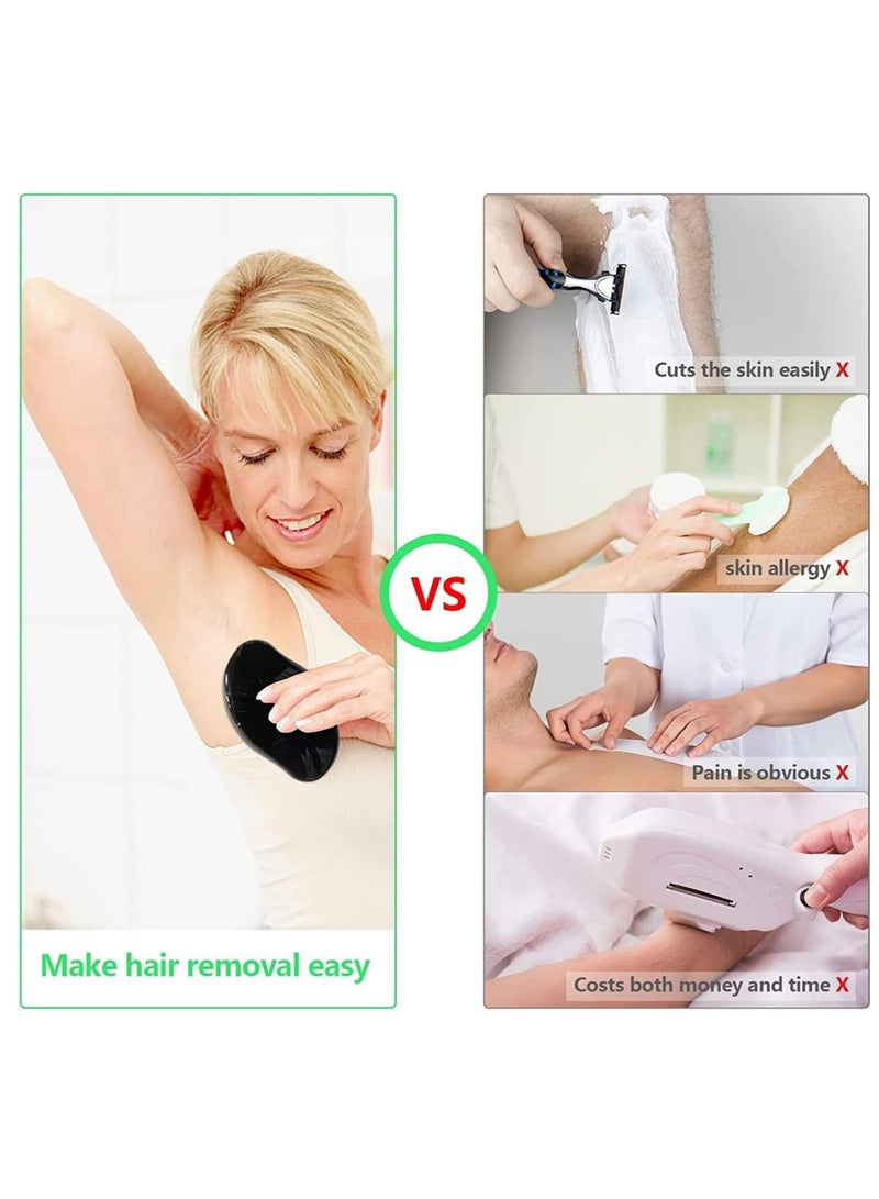 Loquat Crystal Hair Eraser Hair Remover for Women and Men,Hair Removal Tool for Arms Legs Back - Image 5