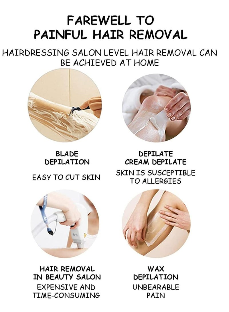 Loquat Crystal Hair Eraser Hair Remover for Women and Men,Hair Removal Tool for Arms Legs Back - Image 4