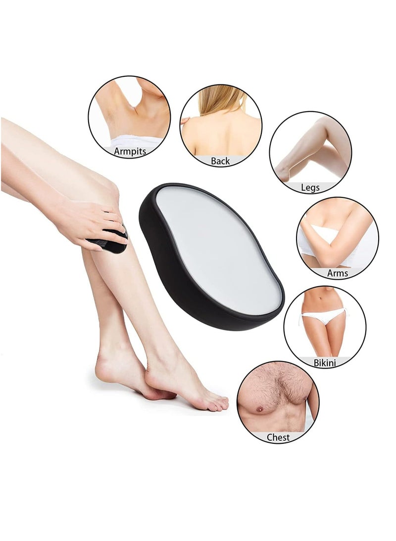 Loquat Crystal Hair Eraser Hair Remover for Women and Men,Hair Removal Tool for Arms Legs Back - Image 2