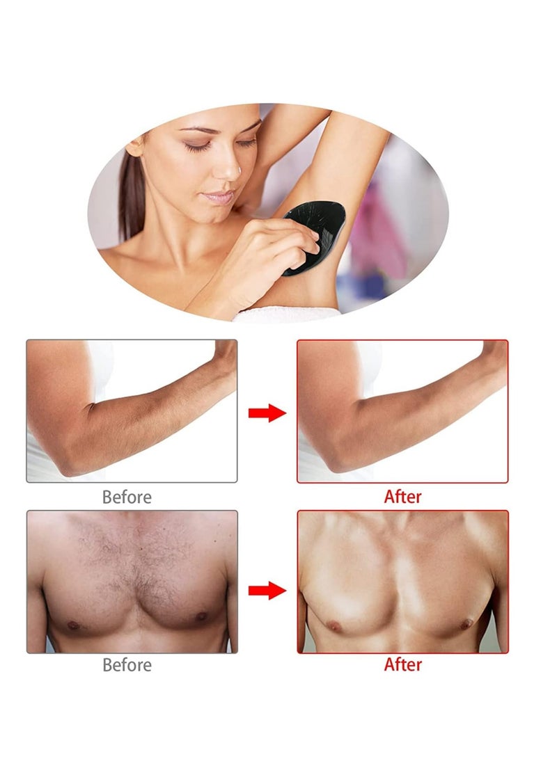 Loquat Crystal Hair Eraser Hair Remover for Women and Men,Hair Removal Tool for Arms Legs Back - Image 3