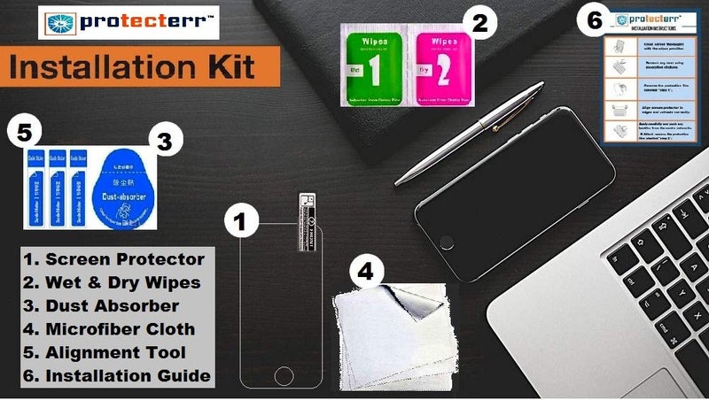 PROTECTERR 9H NANO SCREEN PROTECTOR FOR LENOVO TAB M10(TB-X605LC/TB-X605FC/ M10 FHD REL)(10.1 INCH) WITH INSTALLATION KIT/(TRANSPARENT) - Image 4