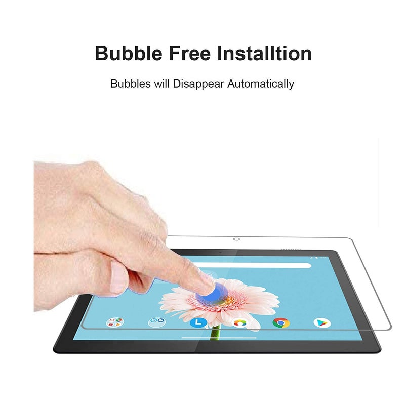 PROTECTERR 9H NANO SCREEN PROTECTOR FOR LENOVO TAB M10(TB-X605LC/TB-X605FC/ M10 FHD REL)(10.1 INCH) WITH INSTALLATION KIT/(TRANSPARENT) - Image 2