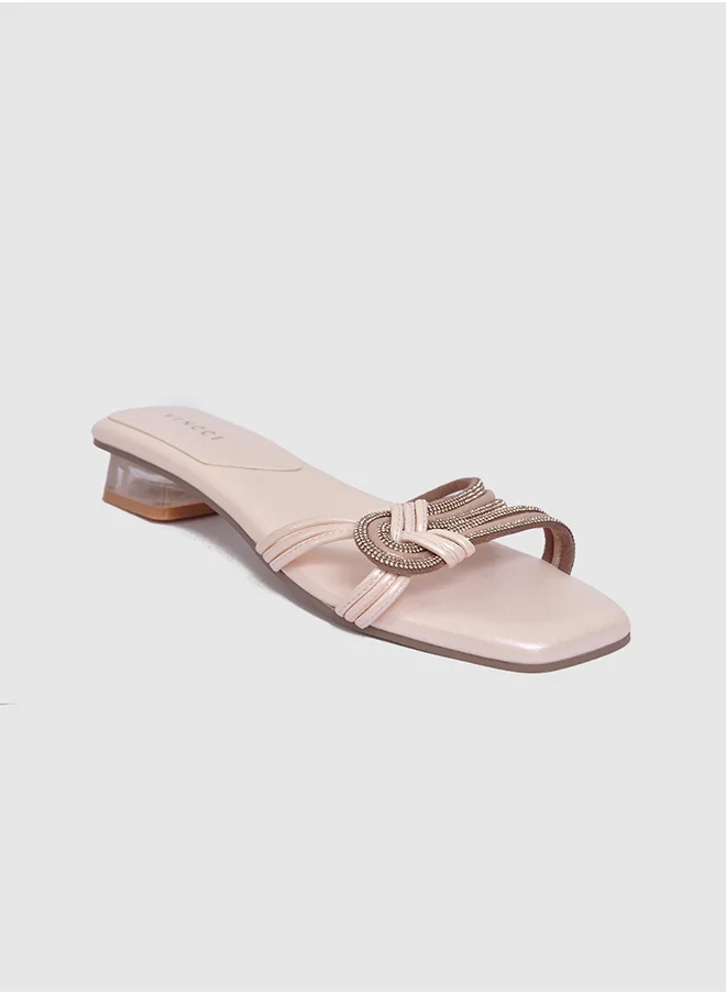 Vincci Multi Strap Low Heel Sandals