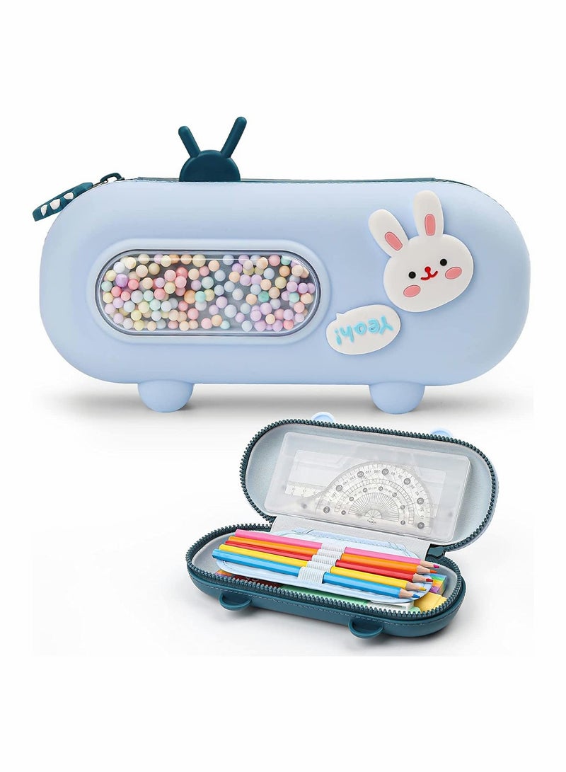 KASTWAVE Cute Pencil Case Kawaii Pencil Box for Kids - Image 1