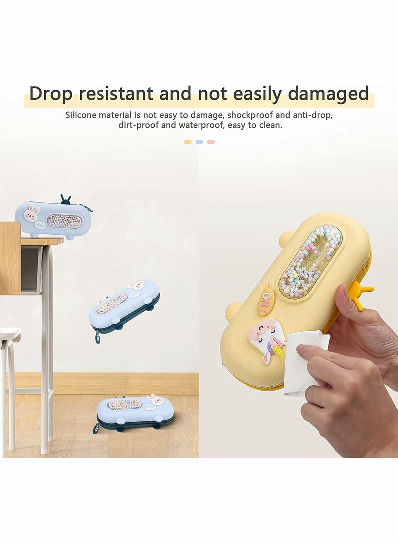 KASTWAVE Cute Pencil Case Kawaii Pencil Box for Kids - Image 4