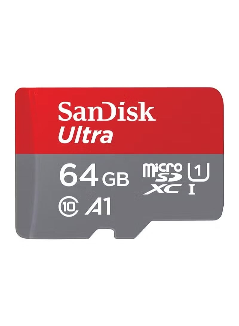Sandisk 64GB MicroSD Card ,UHS-I, With a Class 10 rating SDSQUAB-064G-GN6MN 64 GB 64 GB  - Image 1