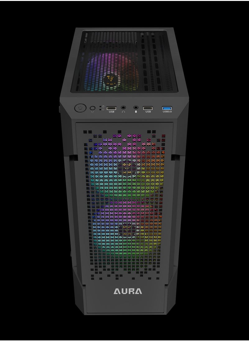 GAMDIAS AURA GC7 ARGB COMPACT MESH ARGB MID-TOWER CASE  - Image 3