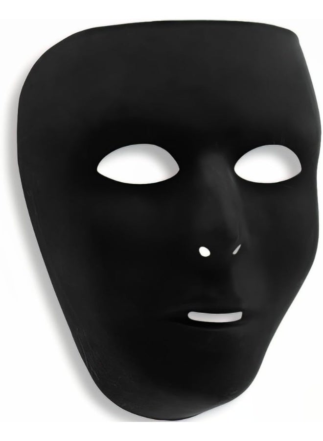 Amscan Full Face Mask, Party Accessory, Black