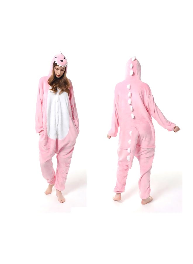 Cute Little Monster Comfy Onesie Pajamas Pink - Image 3