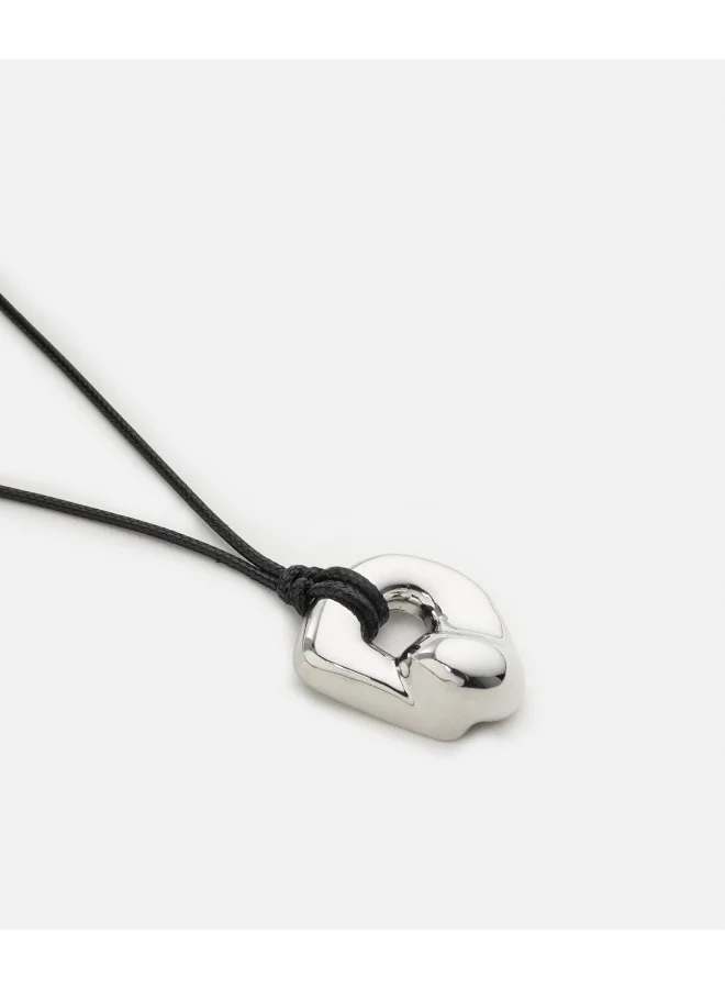 Ipekyol Cord Necklace With Metal Pendant