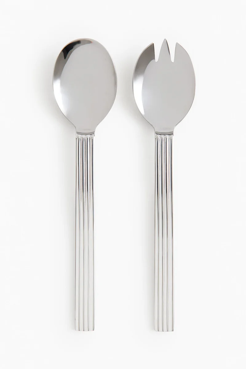 H&M Metal salad servers