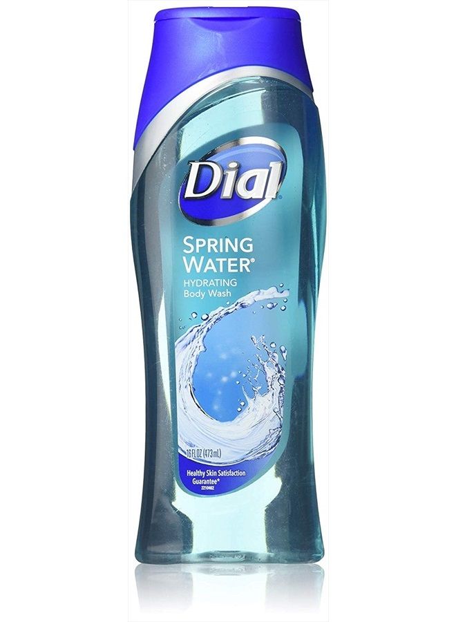 Dial Body Wash Spring Water 16 Ounce Hydrating (473ml) (Pack of 3) - Image 2