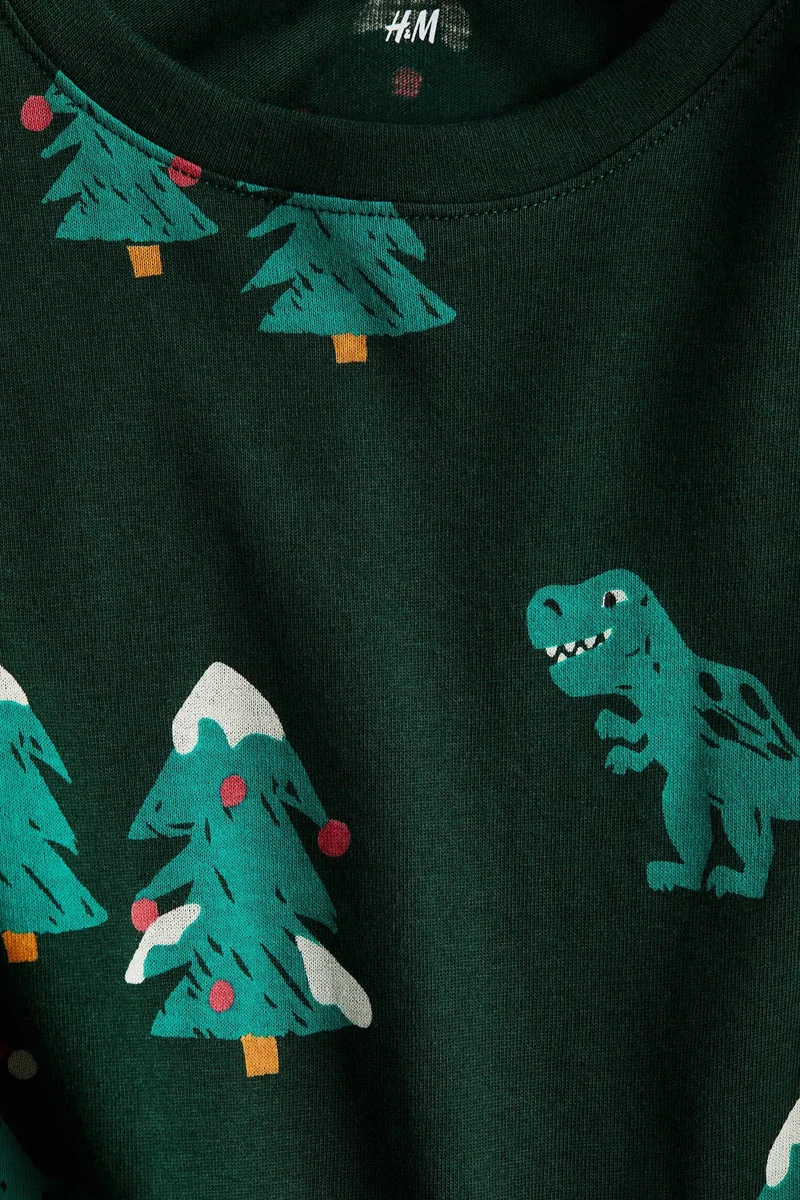 H&M Motif-detail cotton T-shirt