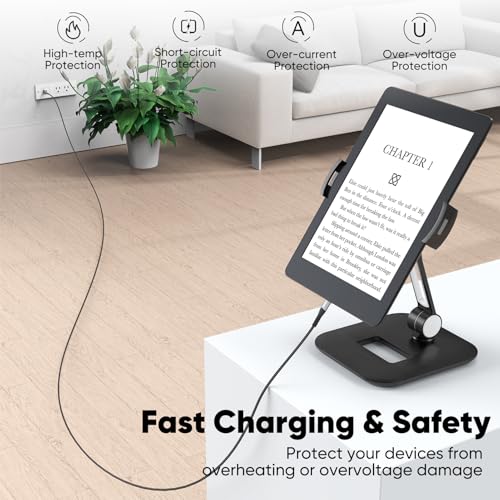 FEMORO USB to Micro USB Cable 10 ft Long 480Mbps Data Transfer & 12W Charging, Micro USB 2.0 Charger Cord for PS4 Old Android Phones Kindle Tablets Raspberry Pi 3 and More - Image 3
