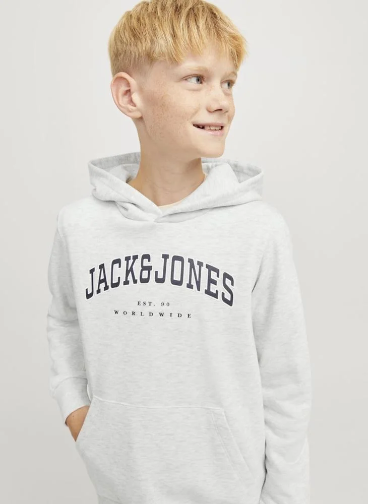 Jack & Jones Junior Kids Jjecaleb Varsity Hoodie